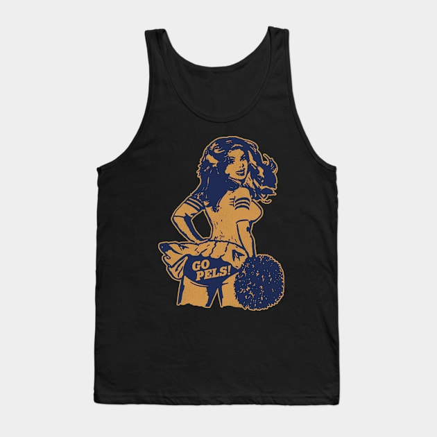 New Orleans Basketball Cheerleader Tank Top by darklordpug